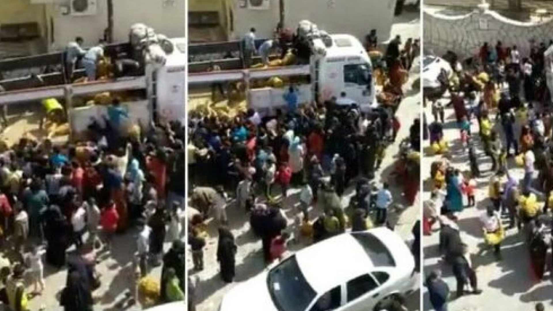 Απίστευτες εικόνες συνωστισμού στην Τουρκία για λίγες πατάτες και κρεμμύδια δωρεάν (Βίντεο)
