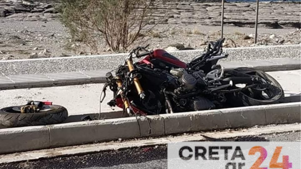 Κρήτη: Νεκρός οδηγός μηχανής από τροχαίο - Τον βρήκε τυχαία ένας περαστικός