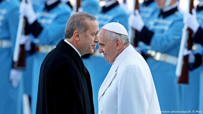 Ο Ερντογάν πήρε τον Πάπα τηλέφωνο ζητώντας  να τεθεί τέλος στη "σφαγή" των Παλαιστινίων από το Ισραήλ