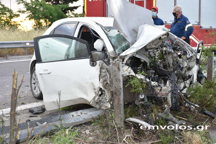 Ημαθία:Νεκρός ο 49χρονος οδηγός μετά το τροχαίο δυστύχημα [εικόνες]