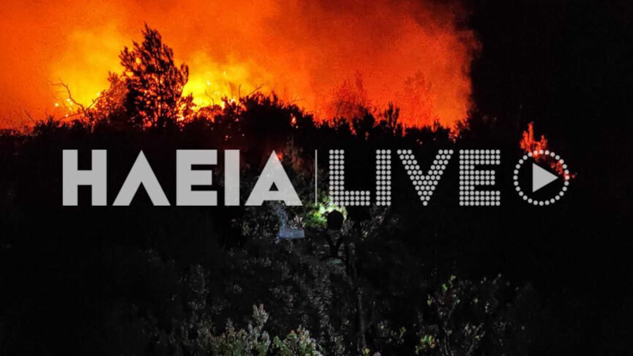 Ηλεία: Οριοθετήθηκε η φωτιά στη Σμέρνα Σμέρνα Ηλείας -Ολονύχτια μάχη με τις φλόγες [εικόνες, βίντεο]