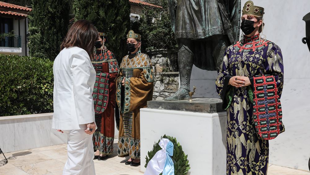 Η ΠτΔ Κατερίνα Σακελλαροπούλου - Μυστράς: “Η θυσία για την ελευθερία δικαιώνει τη ζωή”