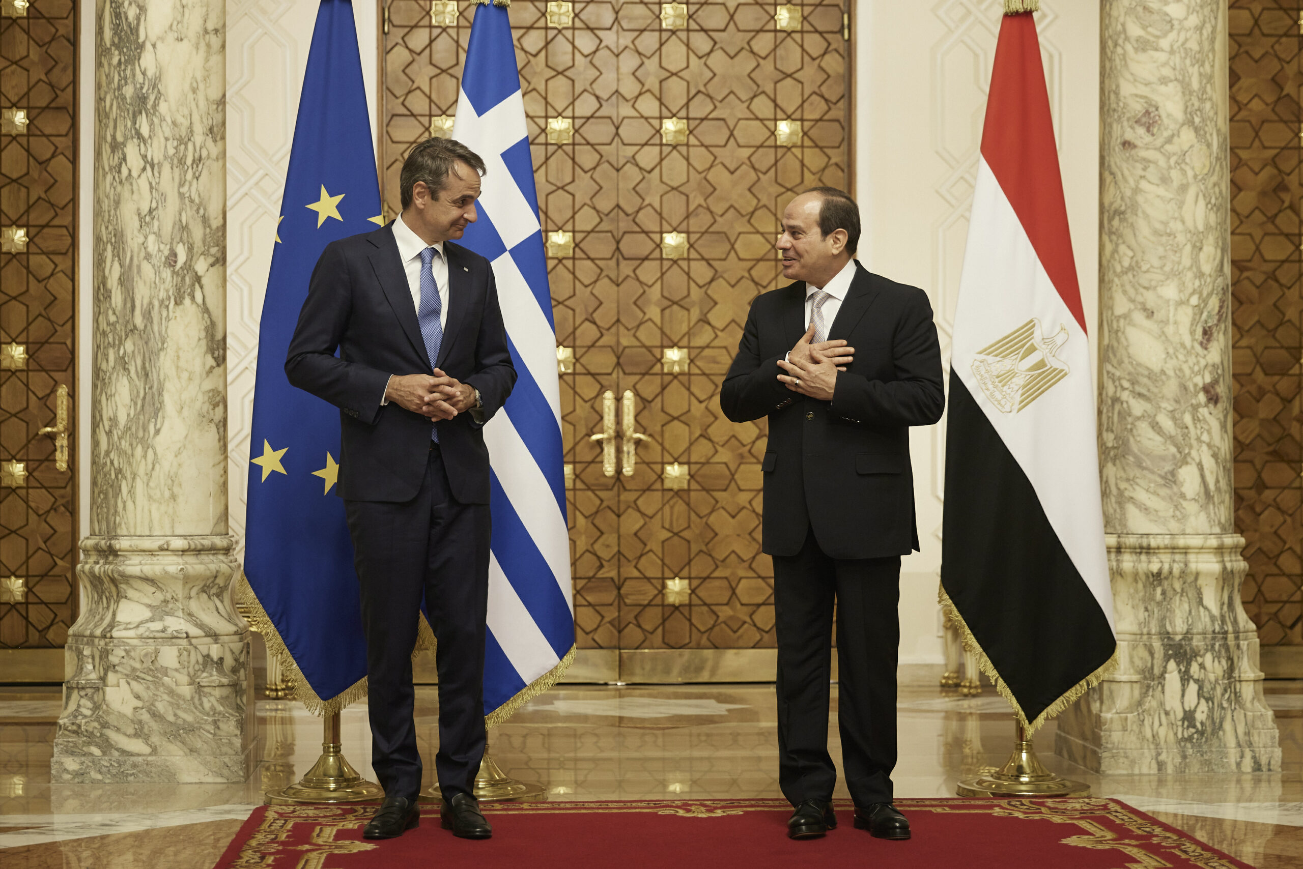 Μητσοτάκης σε Σίσι: Αίγυπτος και Ελλάδα υπηρετούν αταλάντευτα κοινές αρχές,  τη σταθερότητα και την ασφάλεια στην Αν. Μεσόγειο