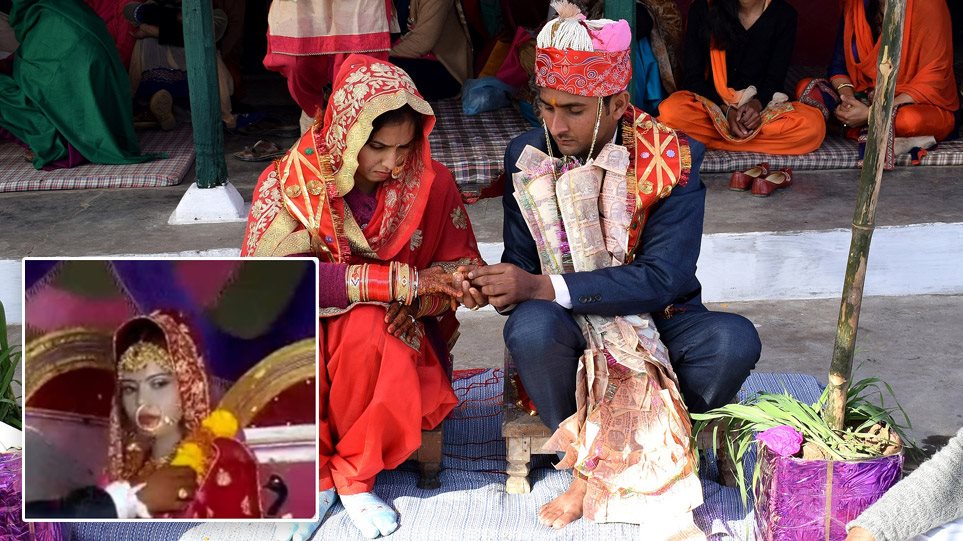 Ινδία: Νύφη έπεσε νεκρή στον γάμο από έμφραγμα και ο γαμπρός παντρεύτηκε την... αδελφή της στην ίδια τελετή!