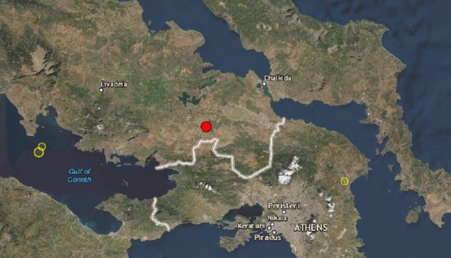 Σεισμός 4,1 Ρίχτερ στη Θήβα - Αισθητός και στην Αττική
