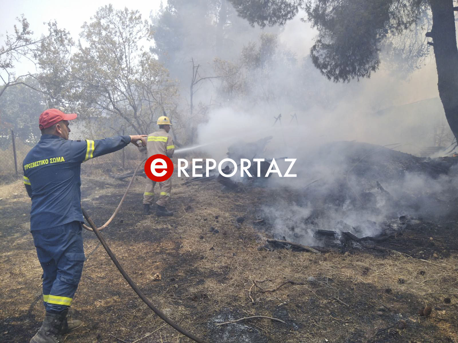 Κάηκαν σπίτια και αυτοκίνητα σε Ροδόπολη και Διόνυσο - Μάχη με τις αναζωπυρώσεις - αυτοψία του ereportaz.gr