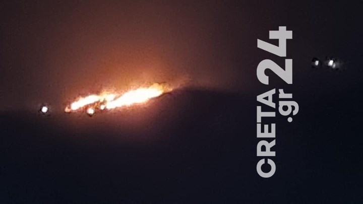 Κρήτη: Σε ύφεση η πυρκαγιά στο Καστέλλι Φουρνής - Δεν κινδύνευσε κατοικημένη περιοχή