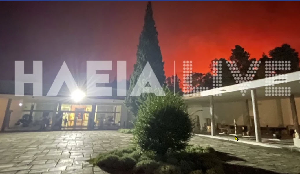 Πύρινη κόλαση: Μάχη για να μην περάσει η πυρκαγιά στον αρχαιολογικό χώρο της Αρχαίας Ολυμπίας (βίντεο)