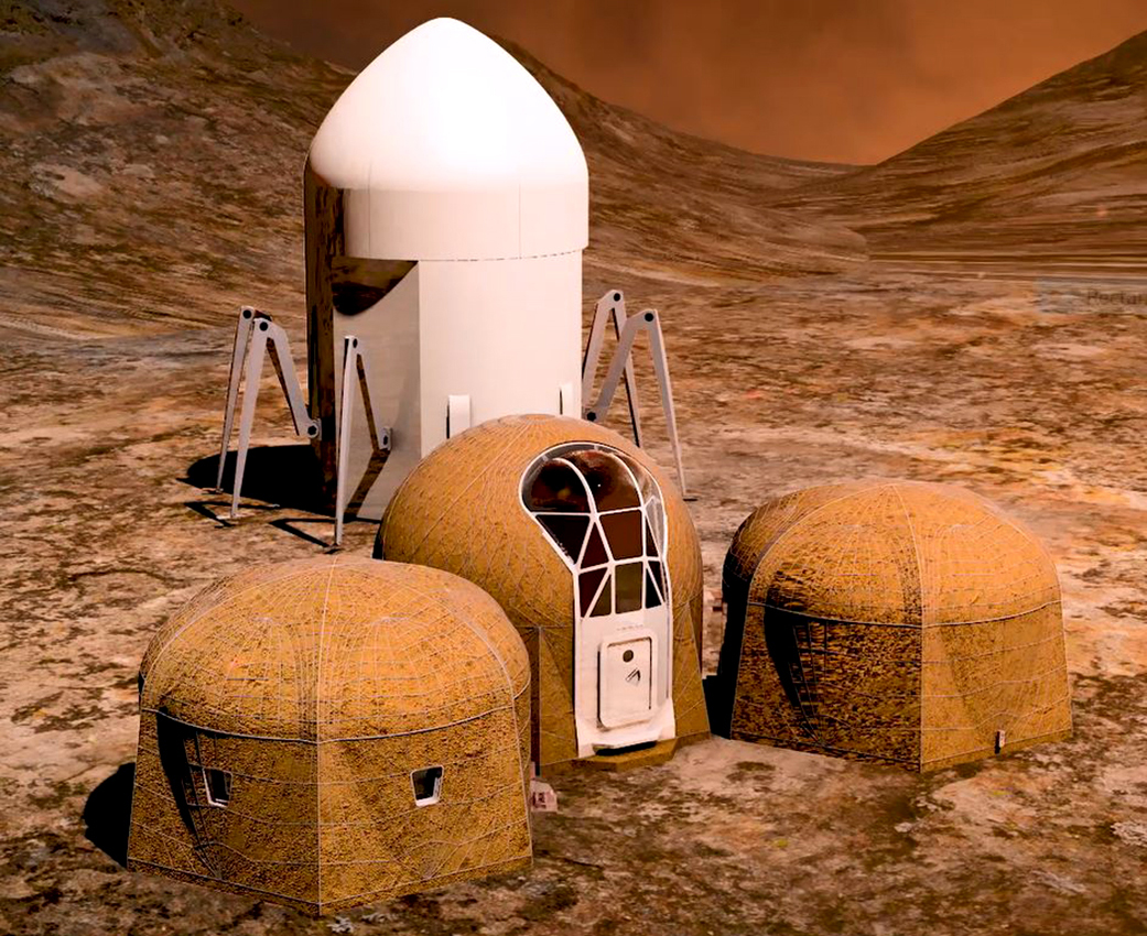 Κατοικίες στη Σελήνη και τον Άρη φτιαγμένες από ανθρώπινα δομικά υλικά