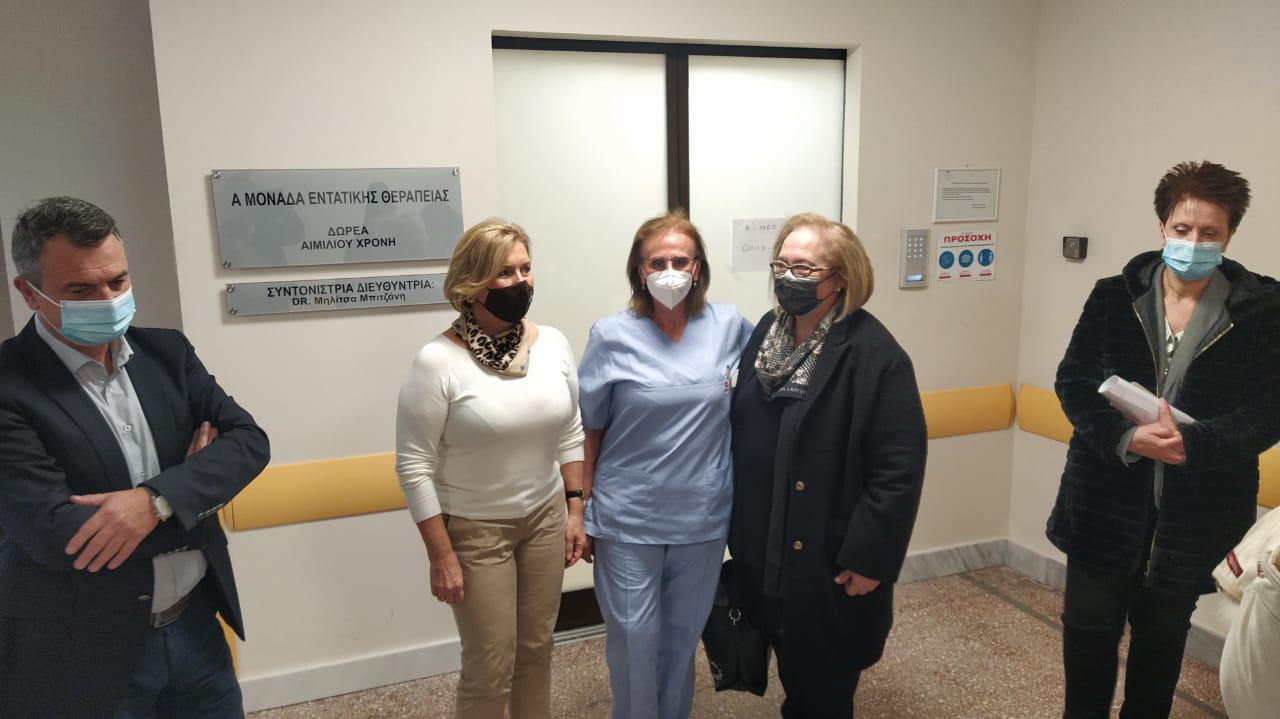 Έκτακτη επίσκεψη της αναπληρώτριας υπ. Υγείας Μίνας Γκάγκα στα νοσοκομεία της Θεσσαλονίκης
