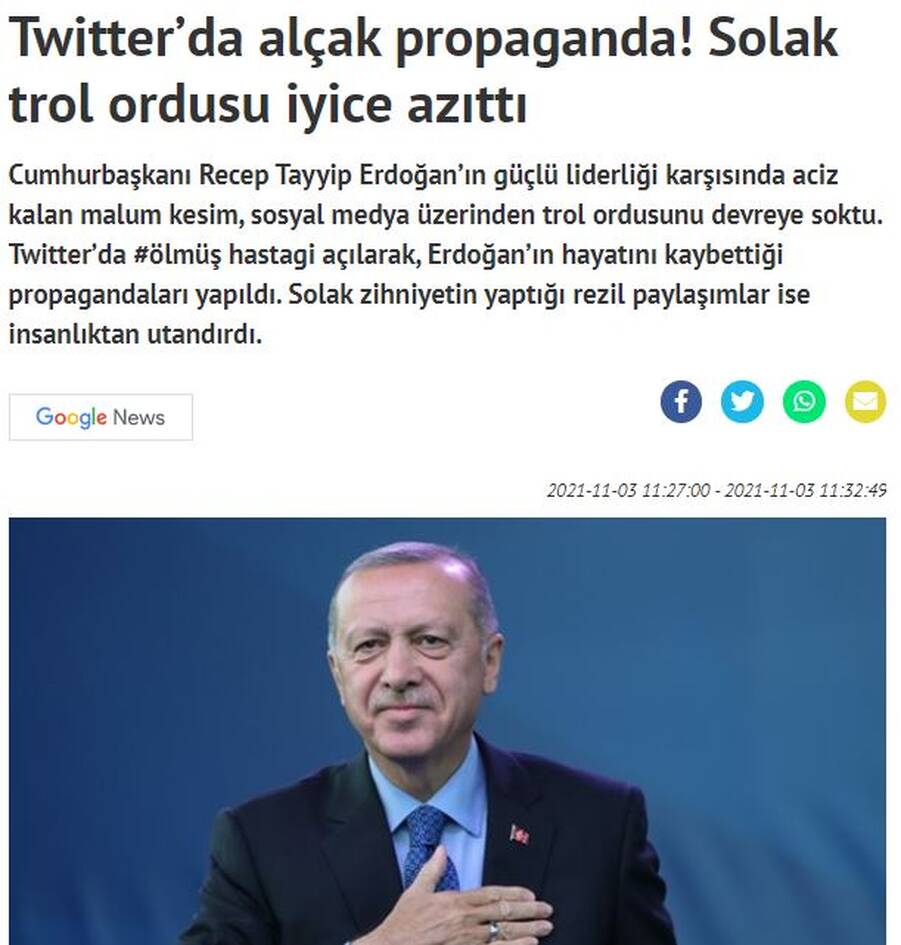erdogan-geni-akit εγκαφαλικό ερντογαν