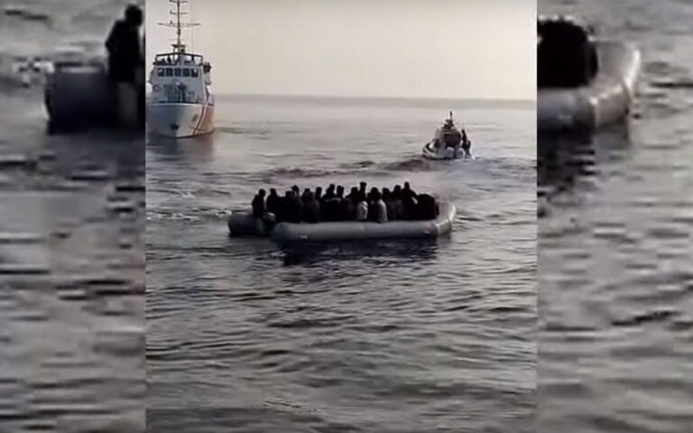 Λέσβος: Η τουρκική ακτοφυλακή συνόδευσε σκάφος με μετανάστες στα ελληνικά χωρικά ύδατα