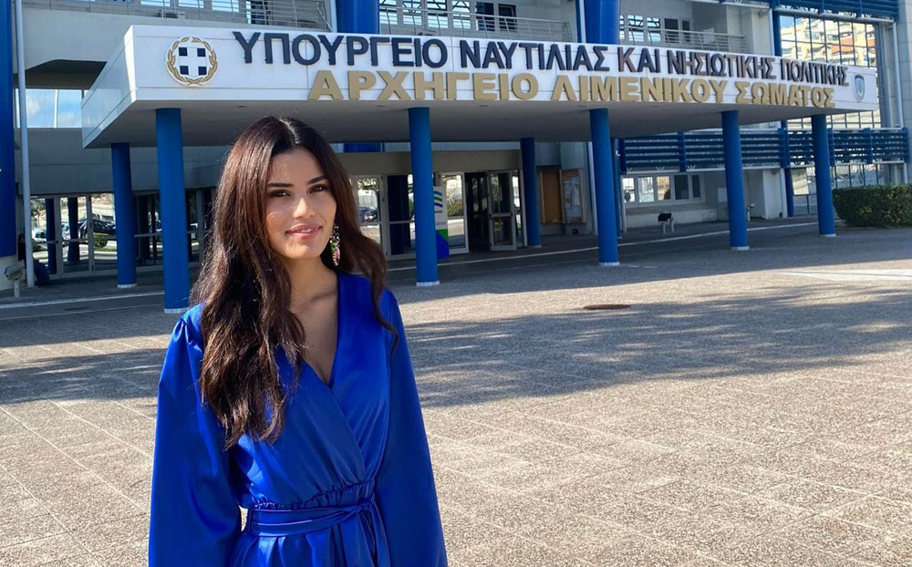 H Miss Universe Greece 2021 πήρε τις ευχές του Υπουργείου Ναυτιλίας