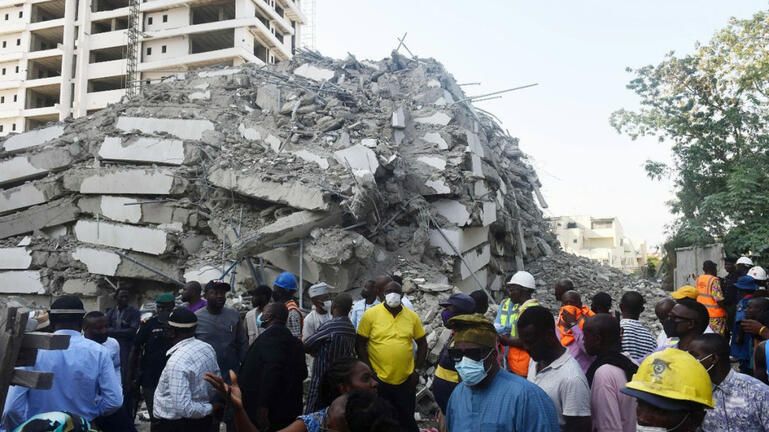 Νιγηρία: Κατέρρευσε 25όροφο κτήριο