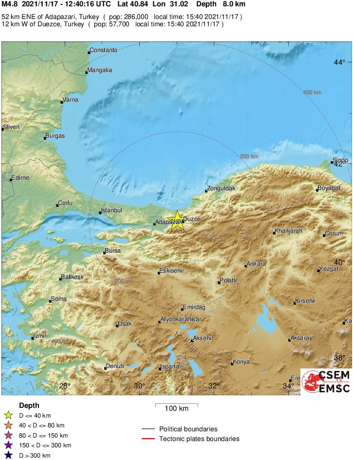 Σεισμός Τώρα: Ισχυρή δόνηση στην Τουρκία ξύπνησε εφιάλτες 1999
