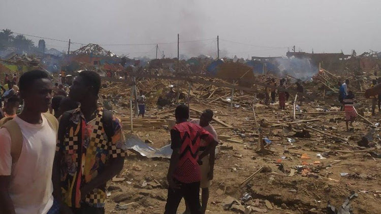 Ισχυρή  έκρηξη στη Γκάνα - Φόβοι για δεκάδες νεκρούς