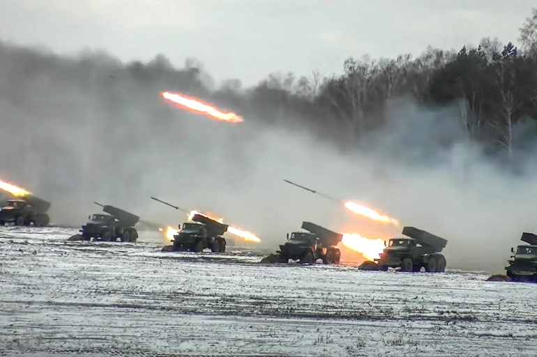 Η Ουκρανία καταγγέλλει επίθεση με πυραύλους από την Λευκορωσία
