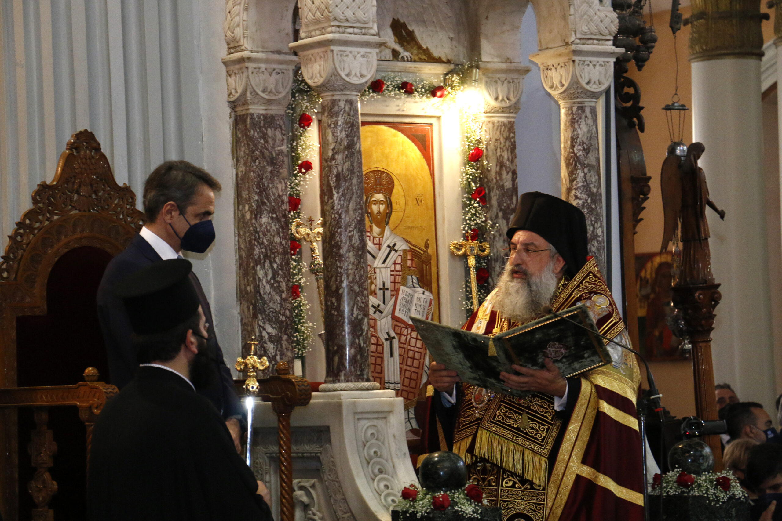 Κυριάκος Μητσοτάκης για Ευγένιο: «Άξιος συνεχιστής της βαριάς παράδοσης ο νέος Αρχιεπίσκοπος Κρήτης»
