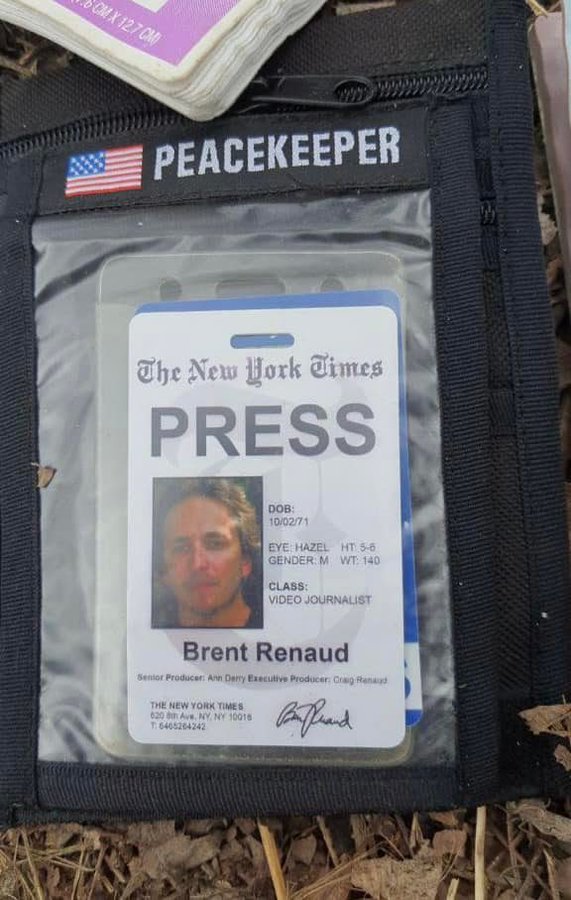 Πόλεμος στην Ουκρανία: Νεκρός ο δημοσιογράφος Brent Renaud των New York Times
