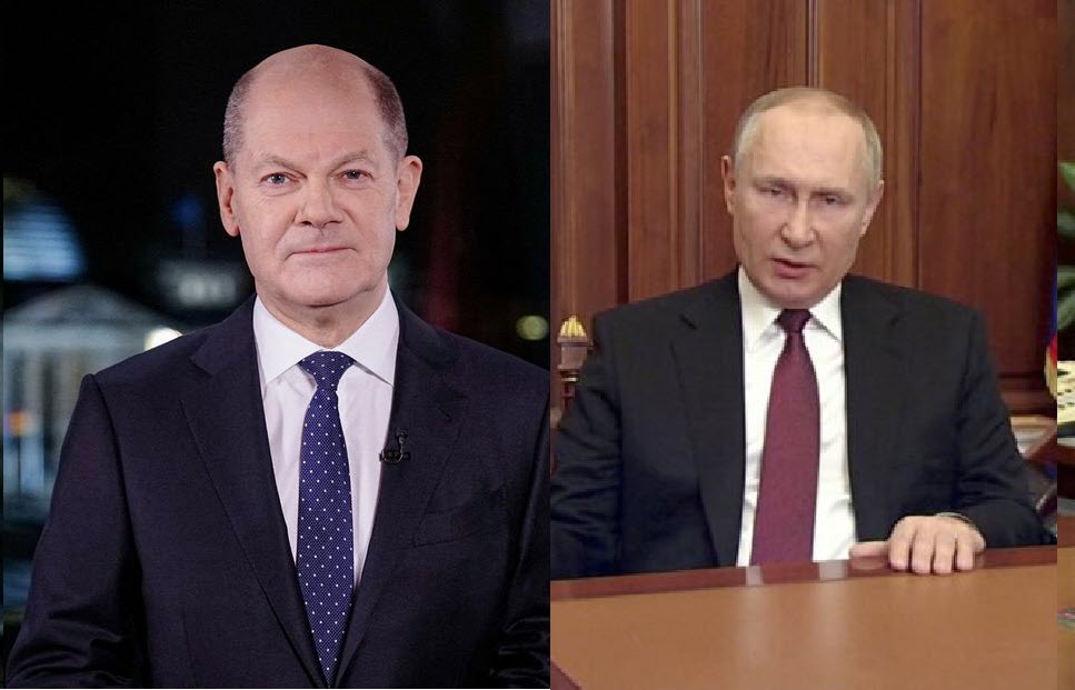 Συνομιλία Σολτς με Πούτιν: «Δεν θα μείνουν αναπάντητα περαιτέρω βήματα ποσάρτησης από τη Ρωσία»