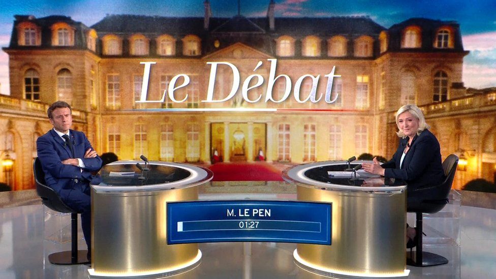 Μακρόν εναντίον Λεπέν στο μεγάλο ντιμπέιτ των προεδρικών γαλλικών εκλογών