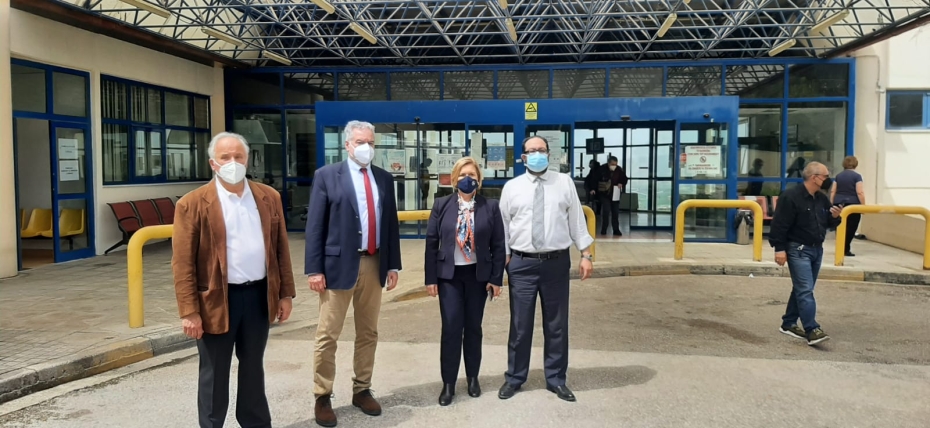 Επίσκεψη της αναπληρώτριας υπουργού Υγείας Μ. Γκάγκα στα νοσοκομεία Λιβαδειάς, Θηβών και Άμφισσας