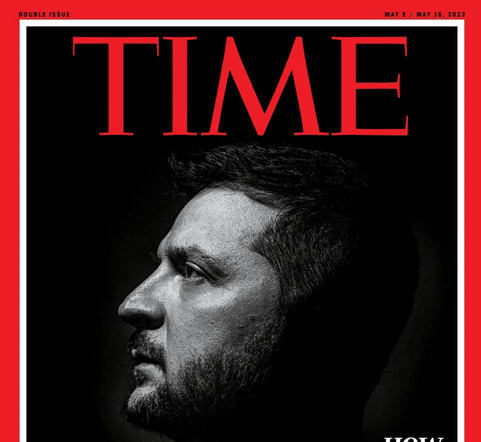 Εξώφυλλο του περιοδικού TIME ο πρόεδρος της Ουκρανίας Βολοντίμιρ Ζελένσκι