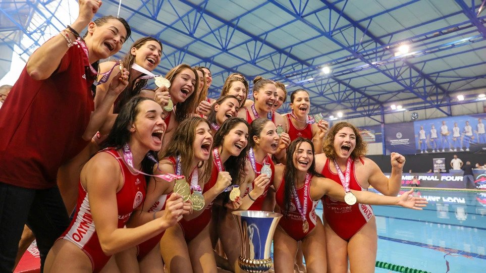 Πρωταθλήτριες Ευρώπης back to back στέφτηκαν οι πολίστριες του Ολυμπιακού