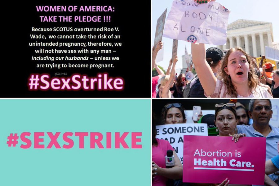 Με συνταγή "Λυσιστράτης" οι Αμερικανίδες. Καλούν σε σεξουαλική απεργία μετά την απόφαση για τις αμβλώσεις