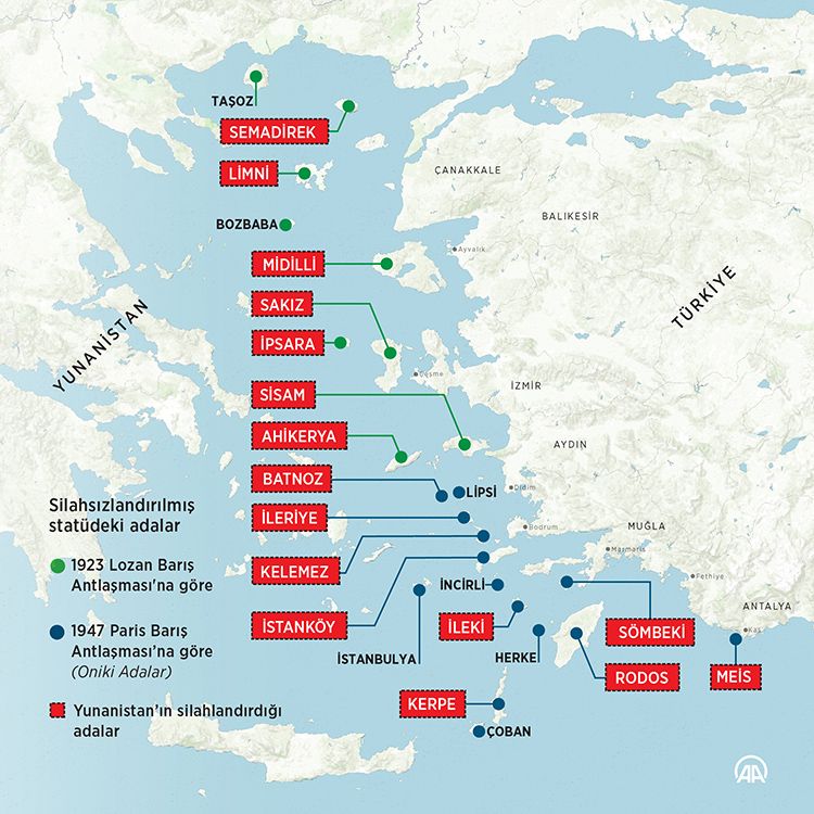 Τουρκία: Νέος χάρτης-πρόκληση για τα νησιά