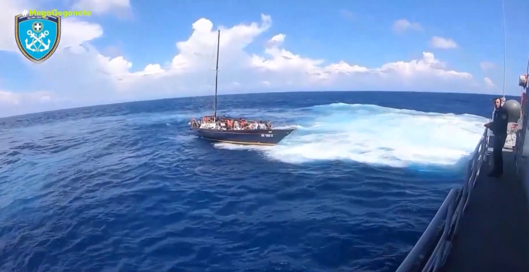 Διασώθηκαν 63 μετανάστες που επέβαιναν σε ιστιοφόρο σκάφος στο ακρωτήριο Ταίναρο