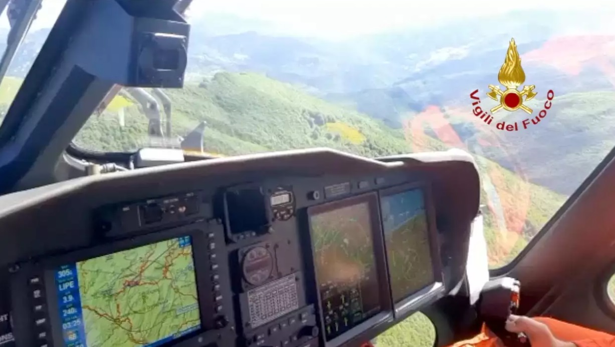 Συνετρίβη ελικόπτερο σε δρόμο της Μαδρίτης (Βίντεο)