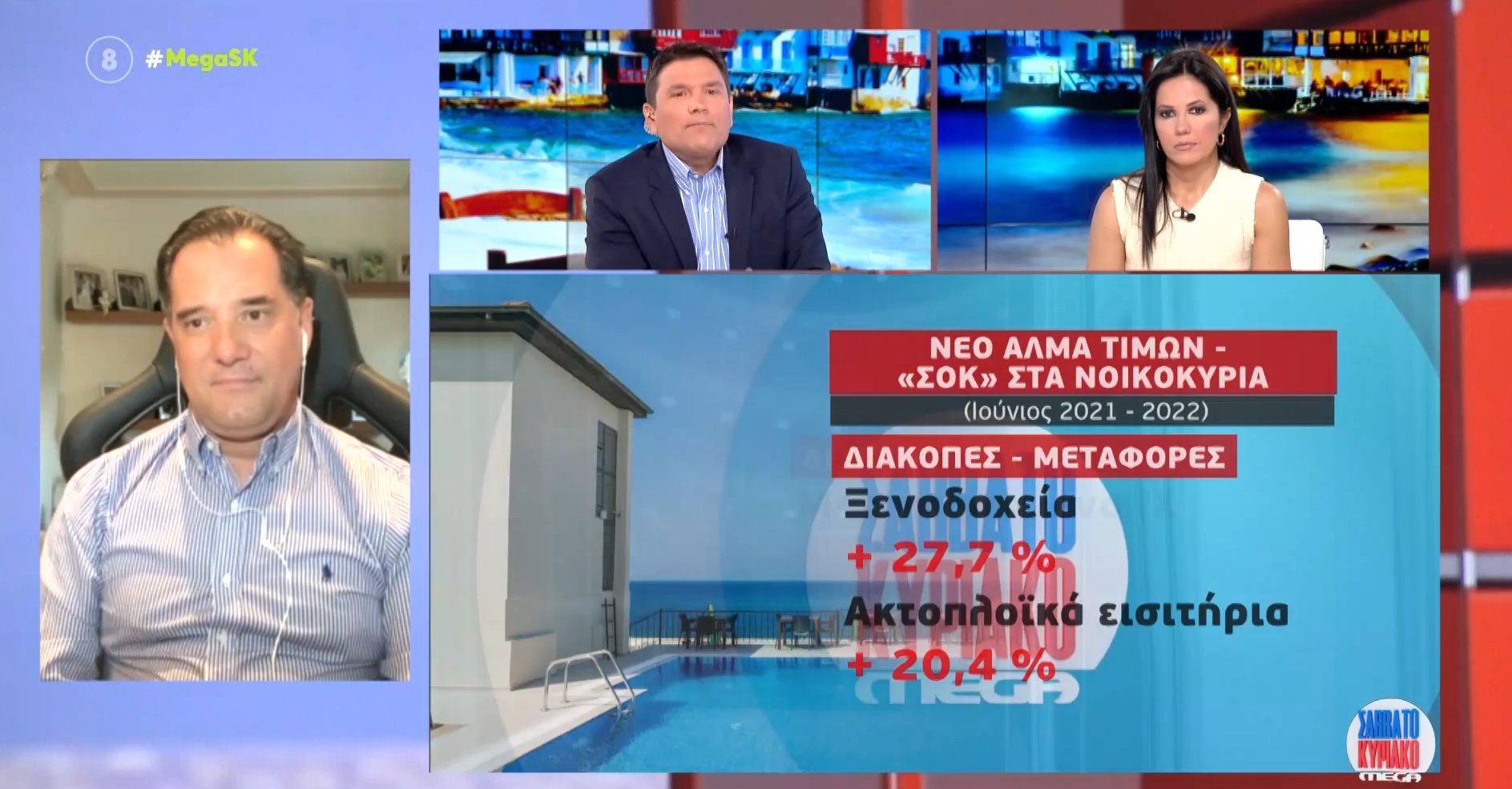 Άδωνις Γεωργιάδης για εκλογές ,ακρίβεια και τουρισμό- Έλεγχοι για την άνοδο τιμών σε συσκευές μετά την ανακοίνωση του προγράμματος αντικατάστασης (βίντεο)
