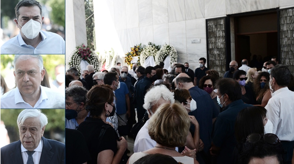 Ηλίας Νικολακόπουλος: Τελευταίο αντίο στο Α' Νεκροταφείο - Δείτε φωτογραφίες