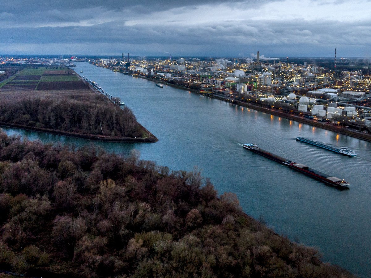 Γερμανία: Χαμηλή η στάθμη του Ρήνου λόγω ξηρασίας - Πιθανό να κλείσει για εμπορικά ποταμόπλοια