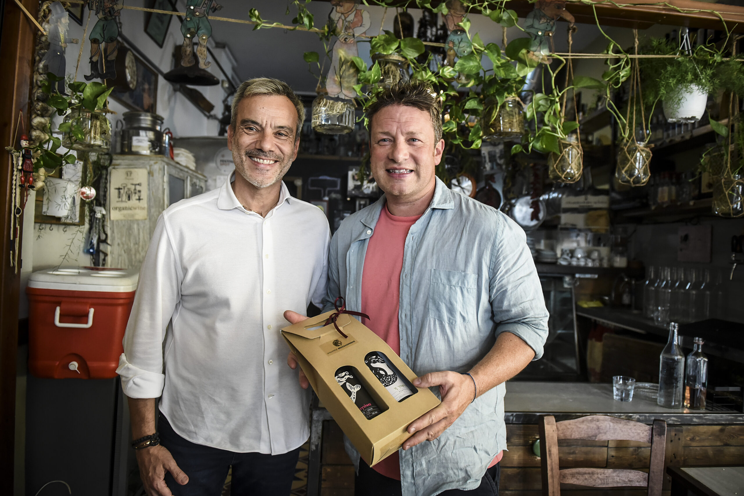 Συνάντηση Κ. Ζέρβα με τον Jamie Oliver με επίκεντρο τη γαστρονομία της Θεσσαλονίκης
