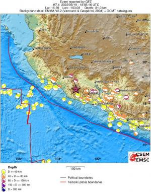 Μεγάλος σεισμός 7,4 Ρίχτερ στο Μεξικό - Προειδοποίηση για τσουνάμι