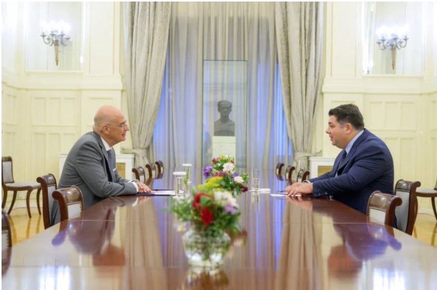 Η στρατηγική σχέση Ελλάδας -ΗΠΑ στη συνάντηση Ν. Δένδια με τον Αμερικανό πρέσβη
