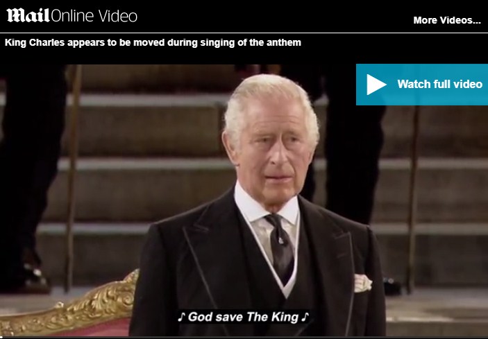 Βουρκωμένος ο Κάρολος στην πρώτη ομιλία του στο βρετανικό Κοινοβούλιο