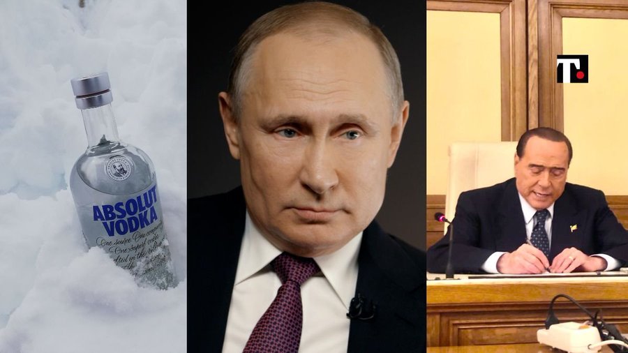 Ο Βλαντιμίρ Πούτιν έστειλε 20 μπουκάλια βότκα για τα γενέθλιά του Σίλβιο Μπερλουσκόνι
