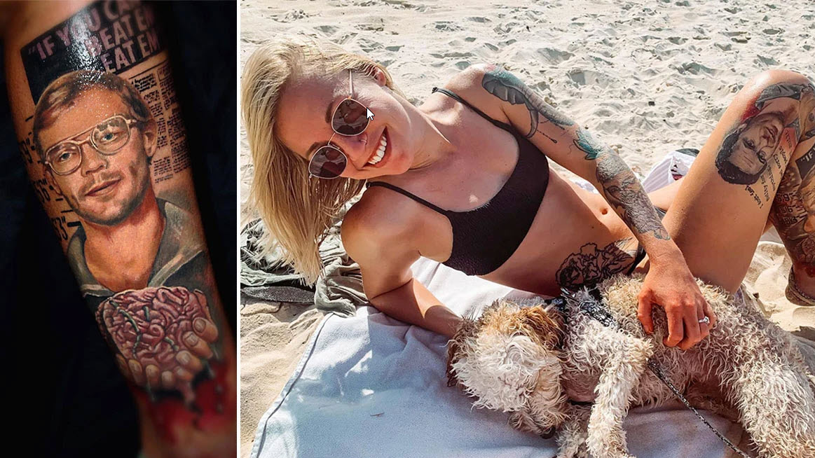 28χρονη έκανε τατουάζ διάσημους κατά συρροή δολοφόνους!