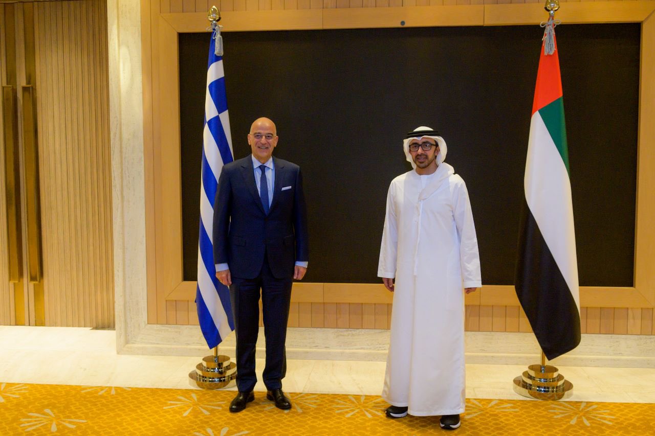 Ν. Δένδιας: Τα Ηνωμένα Αραβικά Εμιράτα παίζουν πολύ σημαντικό ρόλο στην περιοχή