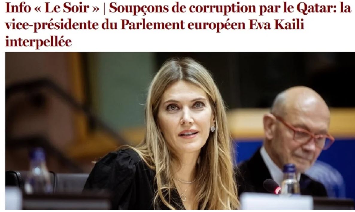 Βελγική «Le Soir»: Η Εύα Καϊλή ερευνάται για σκάνδαλο διαφθοράς στο Ευρωπαϊκό Κοινοβούλιο