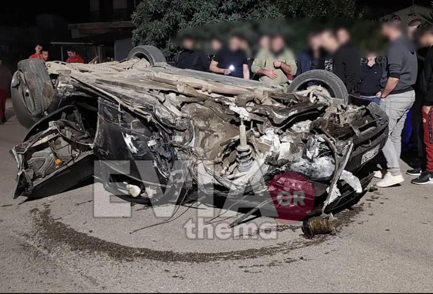 Εύβοια: Σοβαρό τροχαίο – Οδηγός αποκοιμήθηκε στο τιμόνι και τούμπαρε το αυτοκίνητο