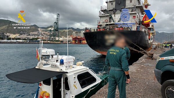Ισπανία: Τόνοι κοκαΐνης σε πλοίο «ελληνικής διαχείρισης»- 15 συλλήψεις