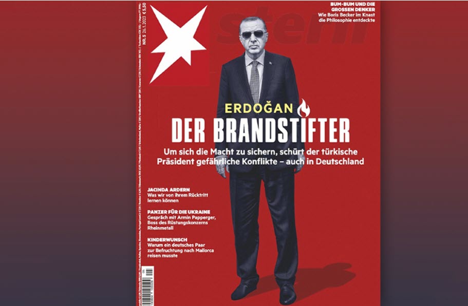 Stern: «Εμπρηστής ο Ερντογάν» - Η Άγκυρα ακύρωσε επίσκεψη του Ταγίπ Ερντογάν στο Βερολίνο