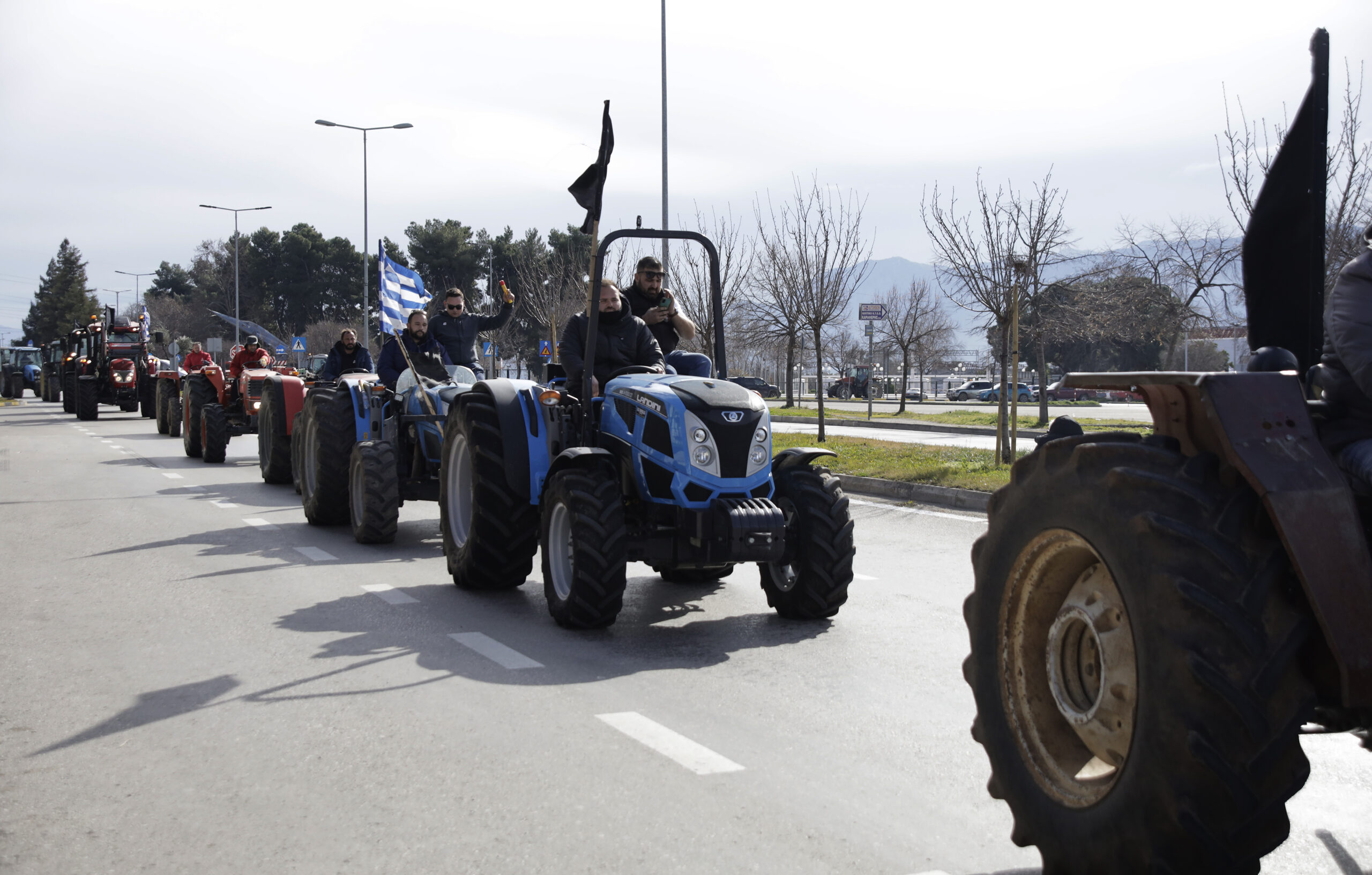 Λαμία: Ολοκληρώθηκε το συλλαλητήριο των αγροτών