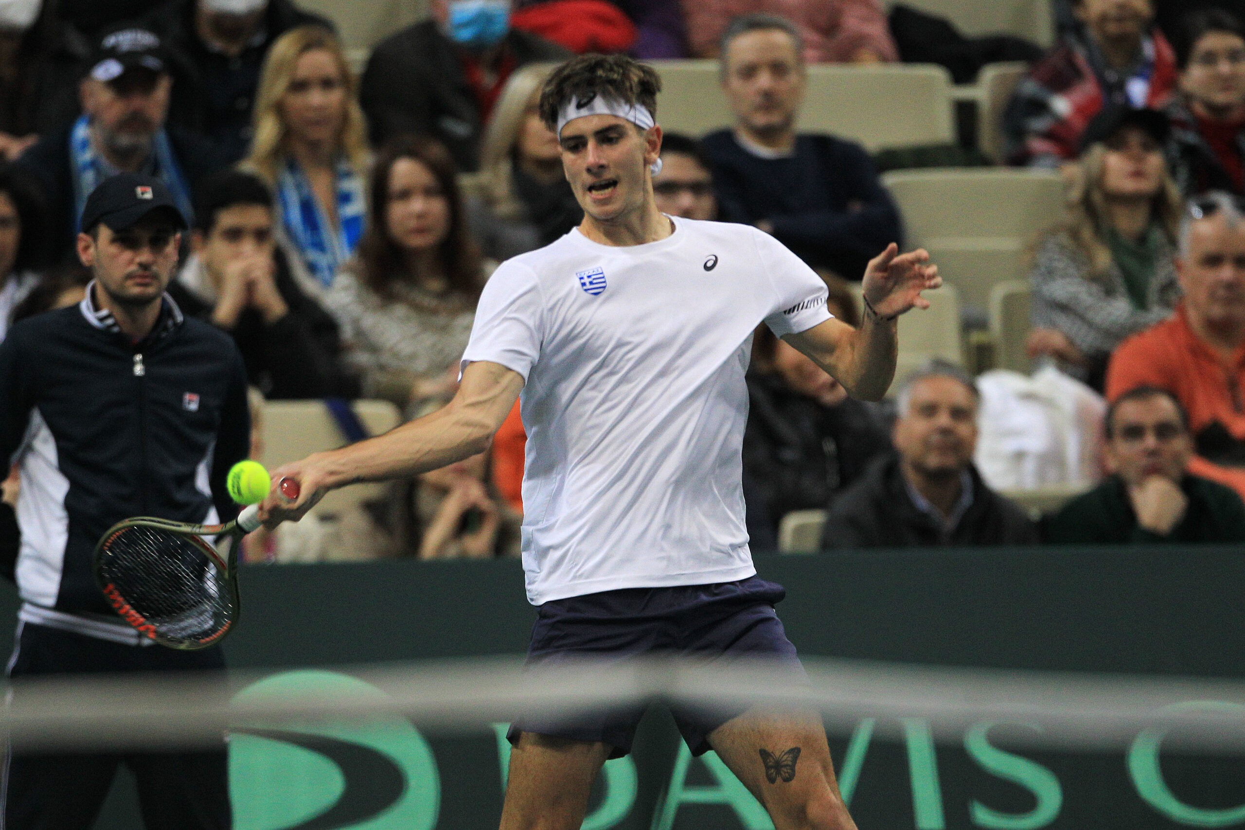 Davis Cup Θάνος - Αντράντε 2-0: Τεράστια νίκη από τον Αριστοτέλη και μια νίκη μακριά από την πρόκριση η Ελλάδα