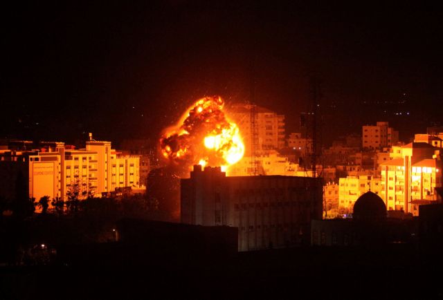 Αεροπορικοί βομβαρδισμοί του Ισραήλ στη Λωρίδα της Γάζας