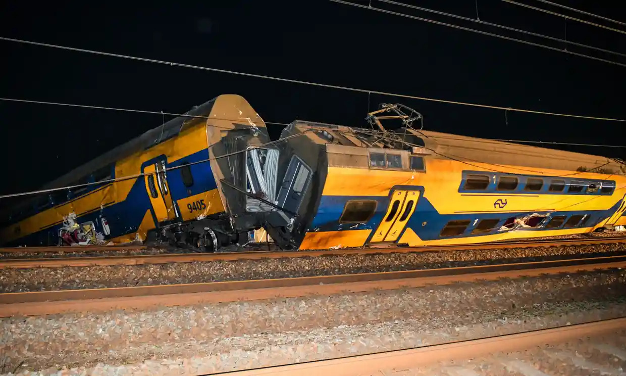 Σύγκρουση τρένων στην Ολλανδία με έναν νεκρό και πολλούς τραυματίες